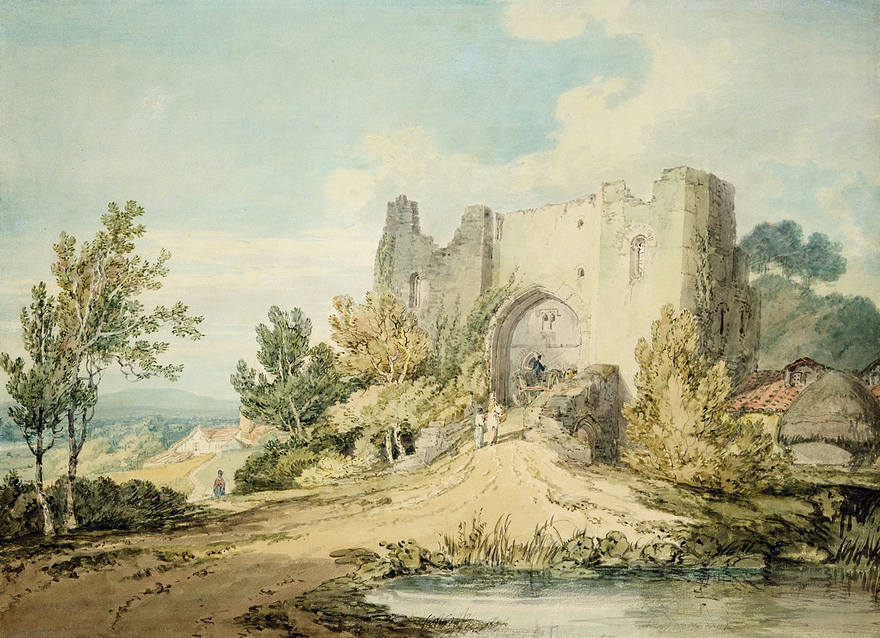 Llanblethian Kalesi Geçidi by Joseph Mallord William Turner