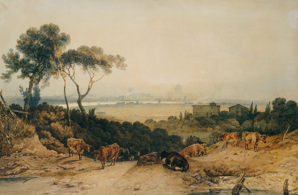 Londra: Sonbahar Sabahı by Joseph Mallord William Turner