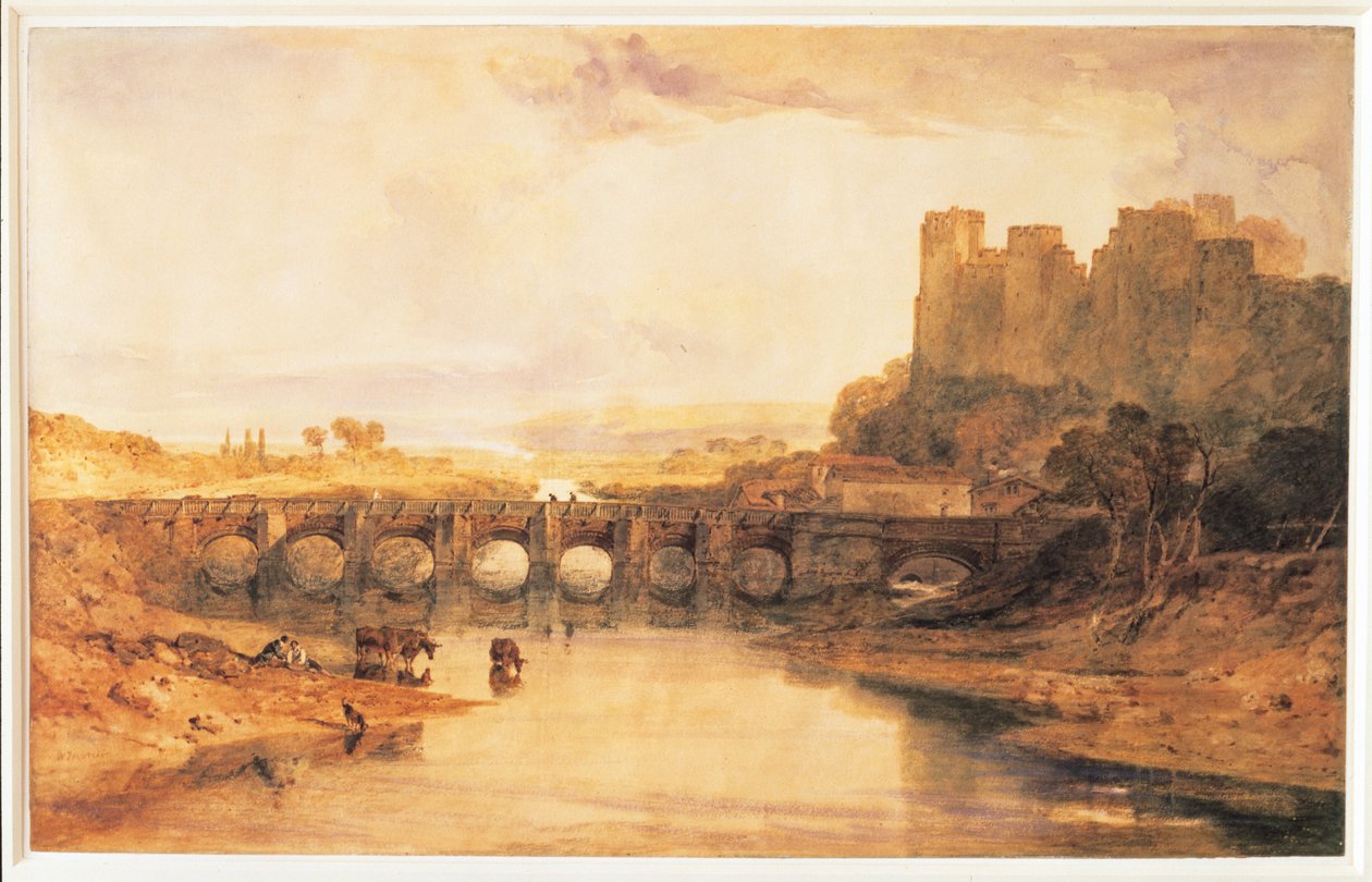 Ludlow Kalesi, 1800 by Joseph Mallord William Turner