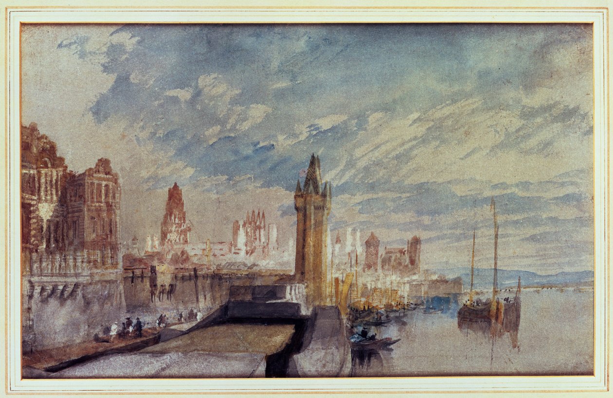 Ren Nehri üzerinde Mainz by Joseph Mallord William Turner