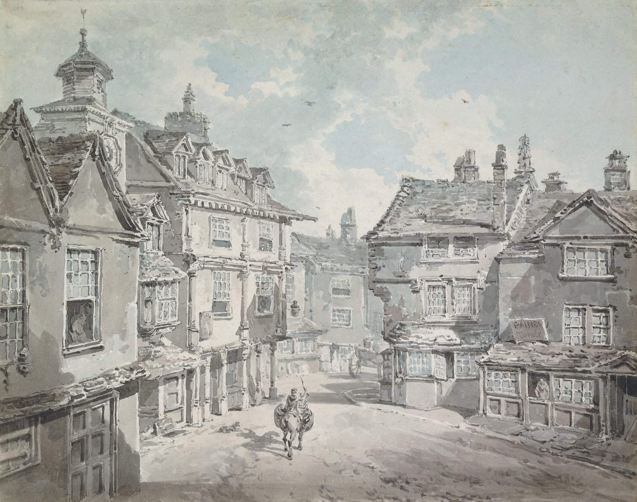 Pazar Sokağı, Lichfield, by Joseph Mallord William Turner