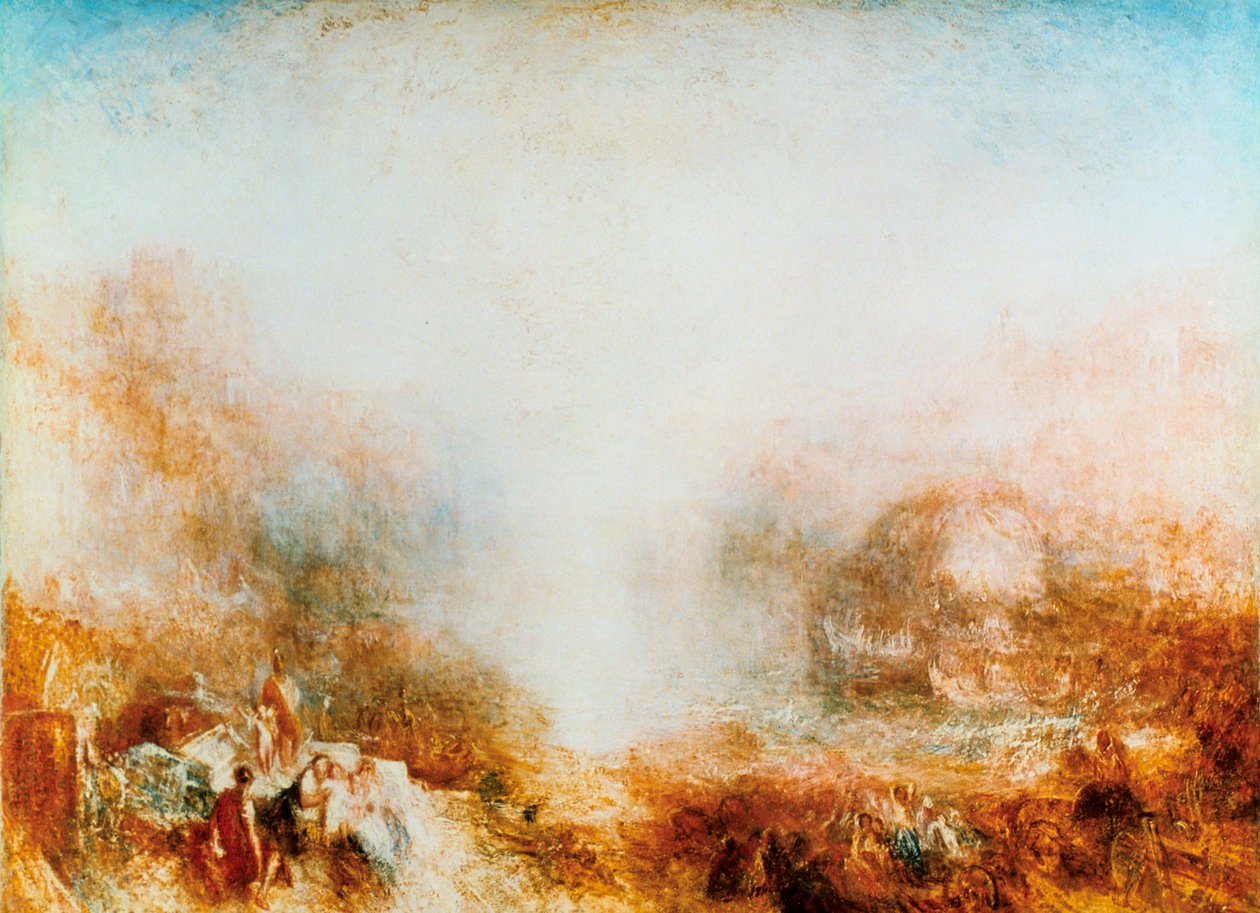 Aeneas'ı Uyarmak İçin Gönderilen Merkür, 1850 by Joseph Mallord William Turner