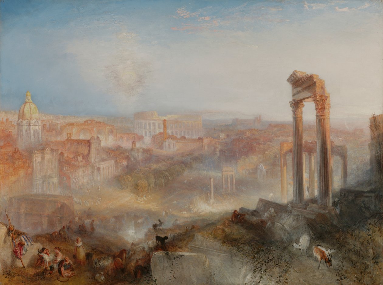 Modern Roma, Campo Vaccino by Joseph Mallord William Turner