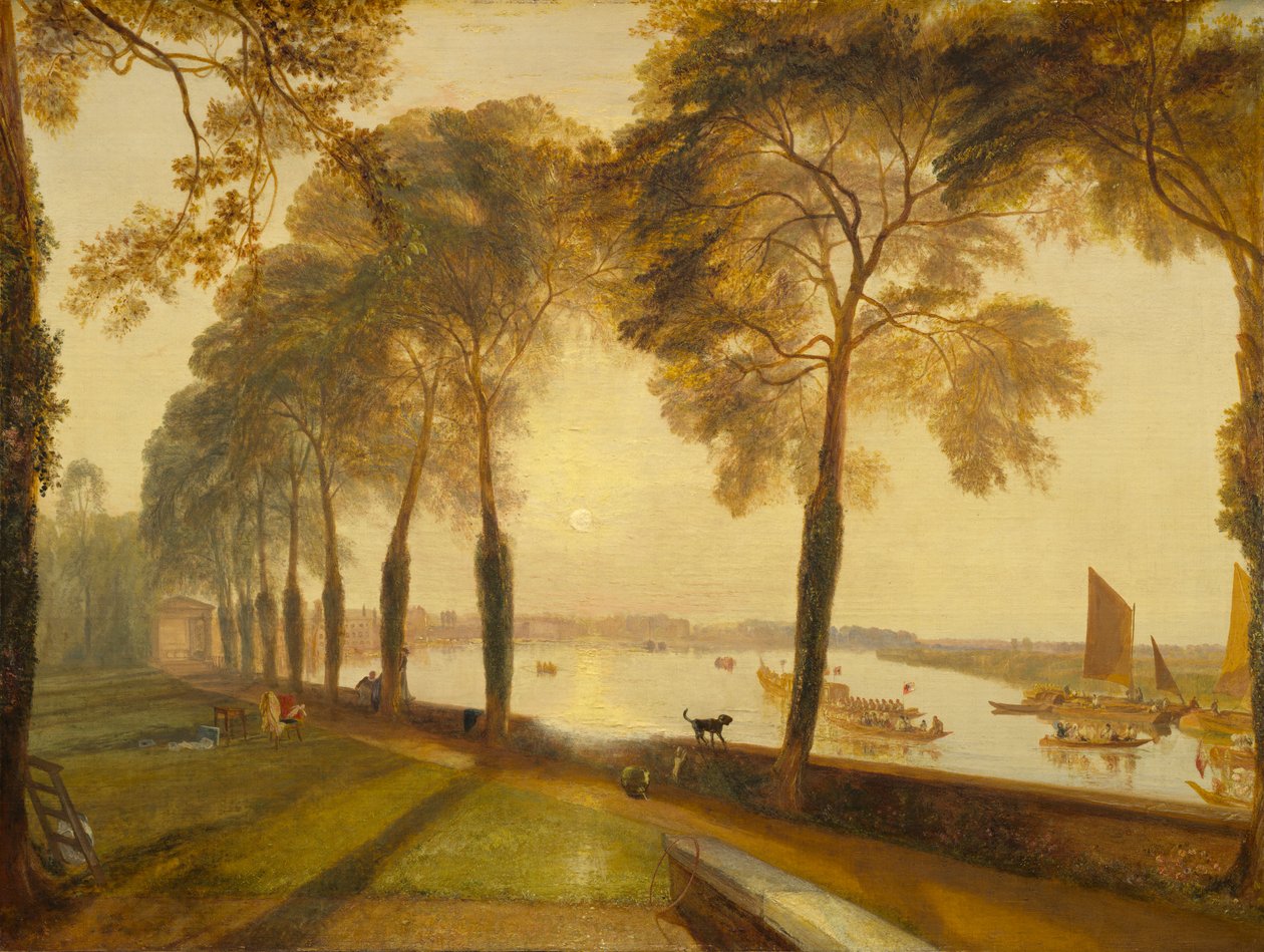 Mortlake Terası, 1827 by Joseph Mallord William Turner