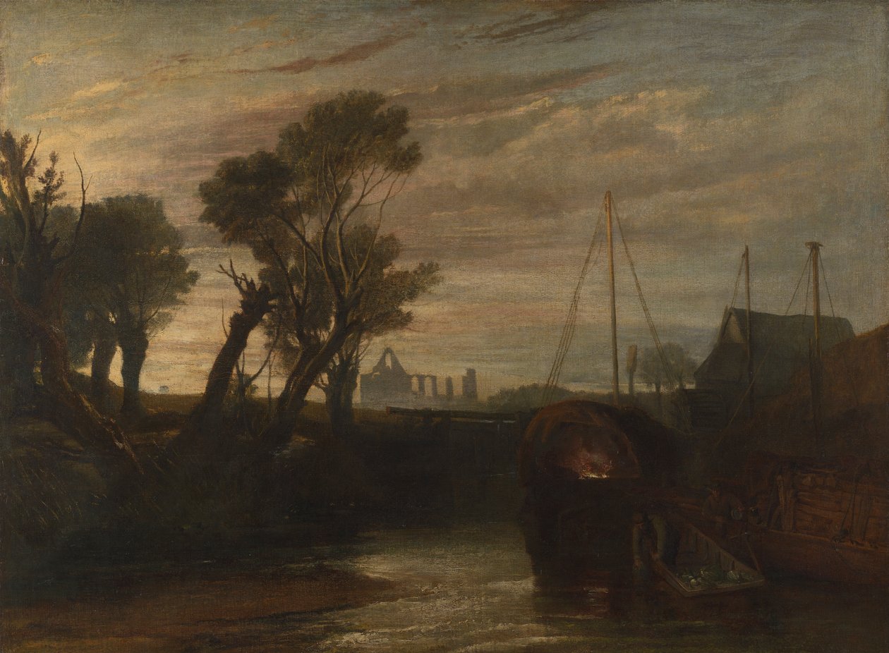 Newark Manastırı by Joseph Mallord William Turner