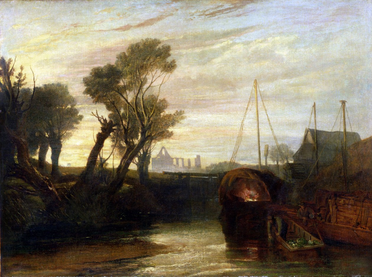 Newark Manastırı by Joseph Mallord William Turner