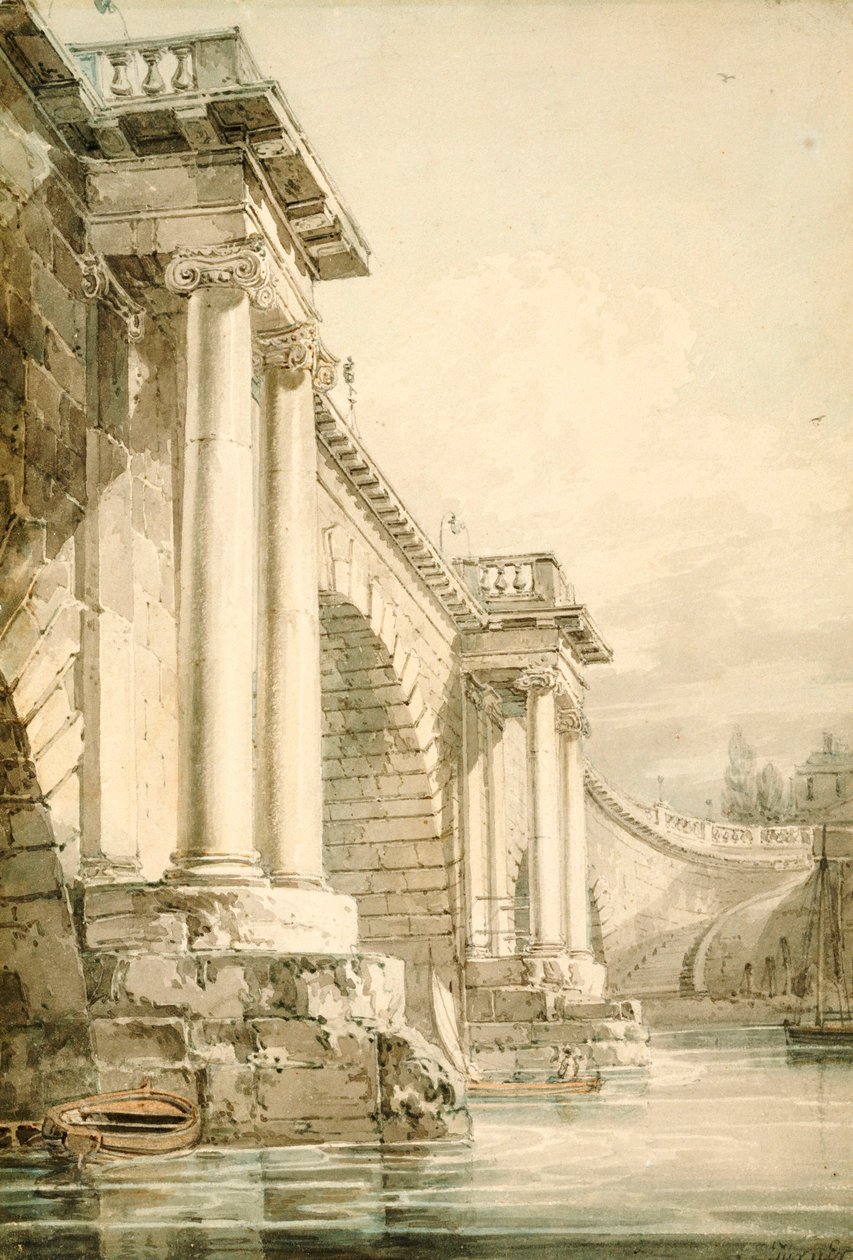 Eski Blackfriars Köprüsü by Joseph Mallord William Turner