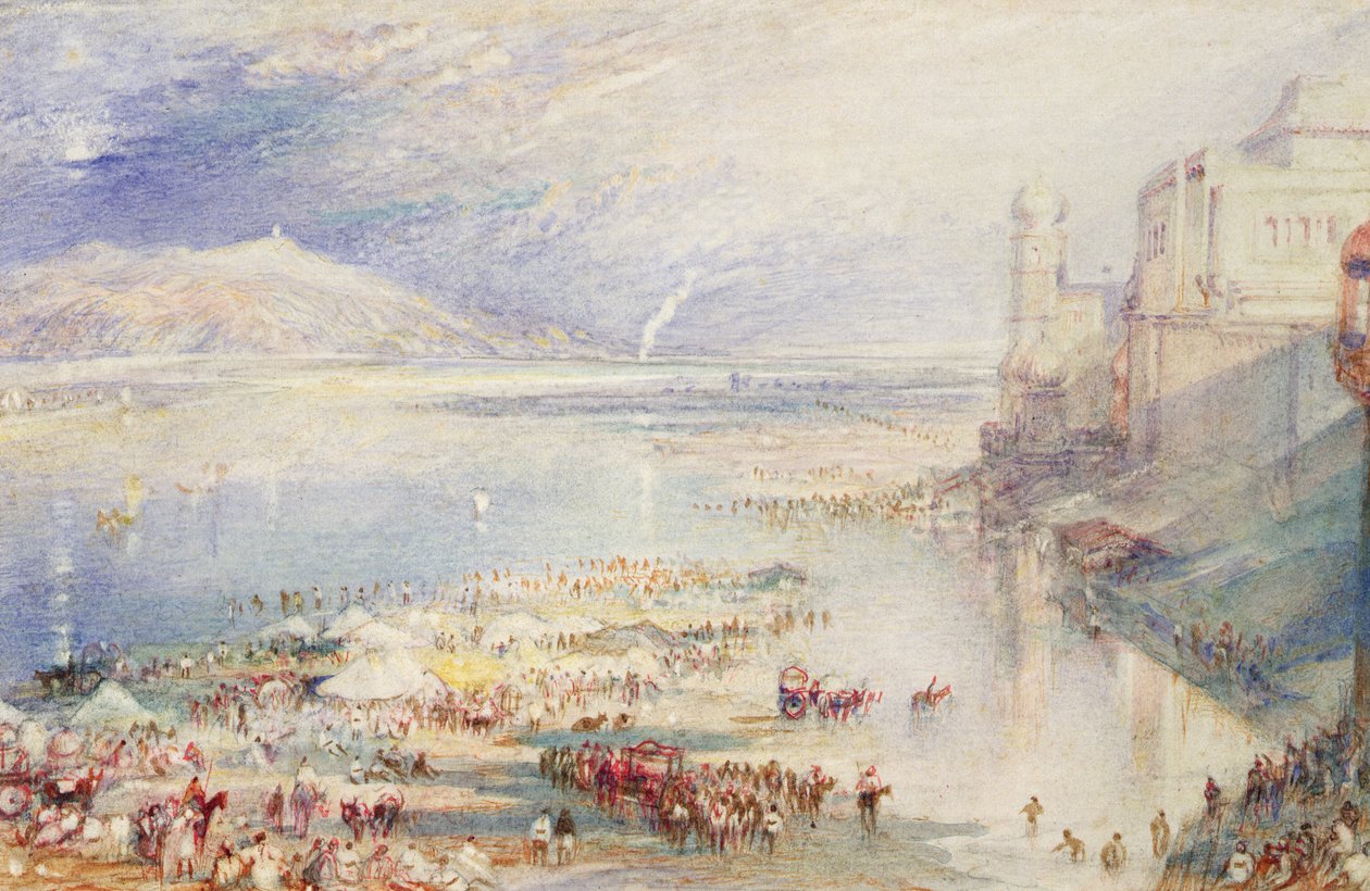 Part of the Ghaut at Hurdwar, c.1835 (watercolor and gouache on paper) by Joseph Mallord William Turner