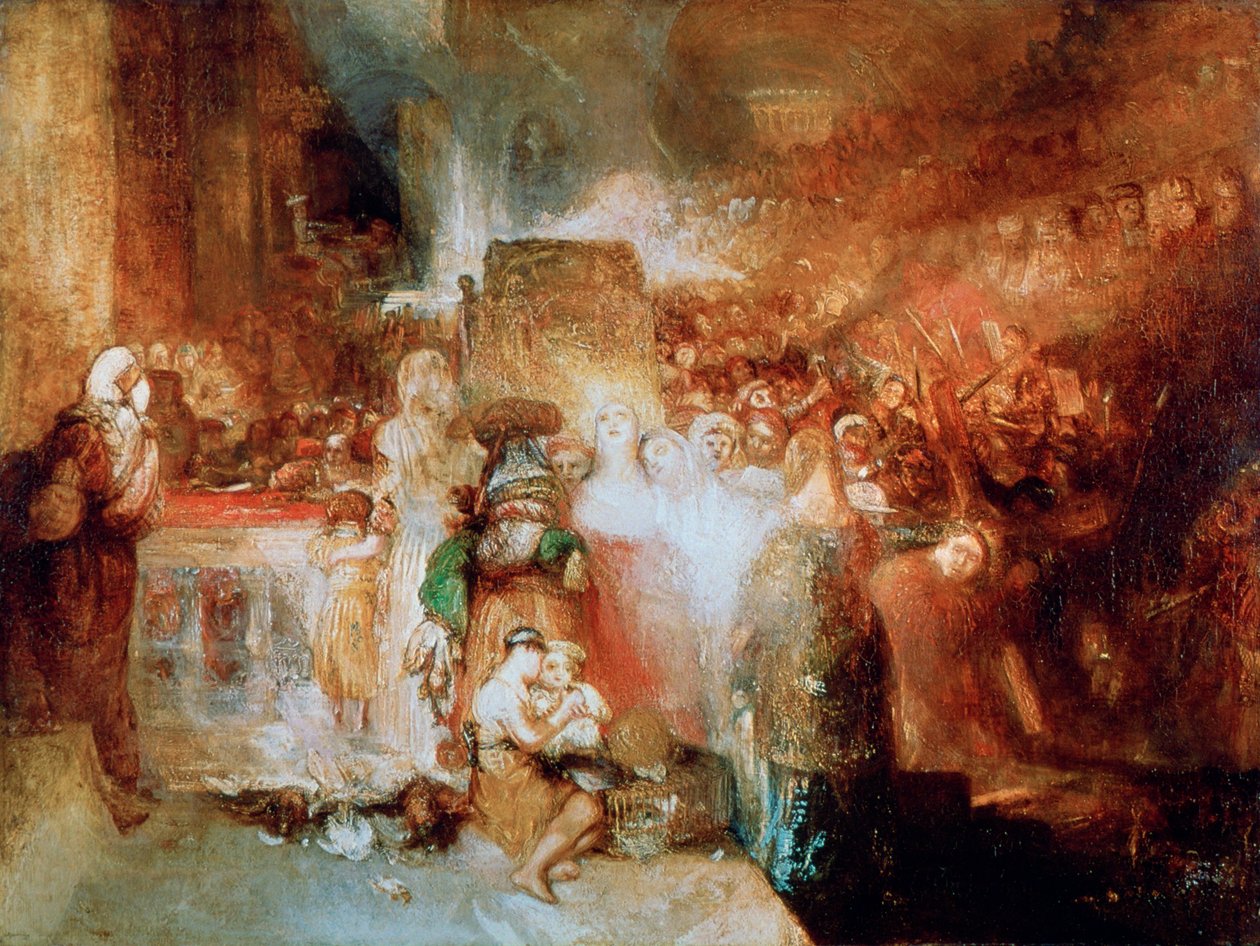 Pilatus Ellerini Yıkamak, 1830 by Joseph Mallord William Turner