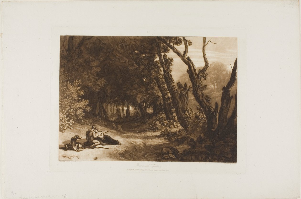 Procris ve Cephalus, Liber Studiorum
