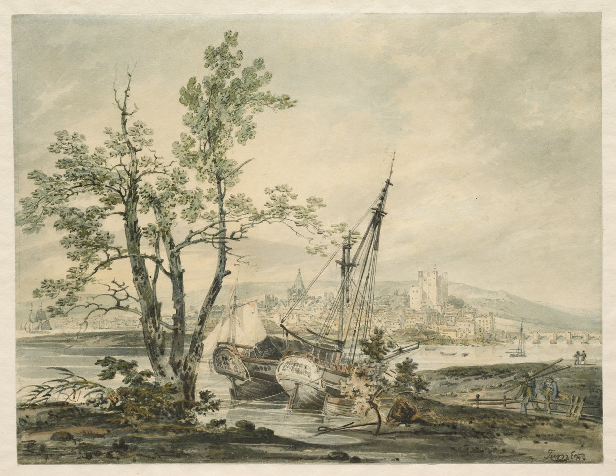 Rochester, c.1793 by Joseph Mallord William Turner