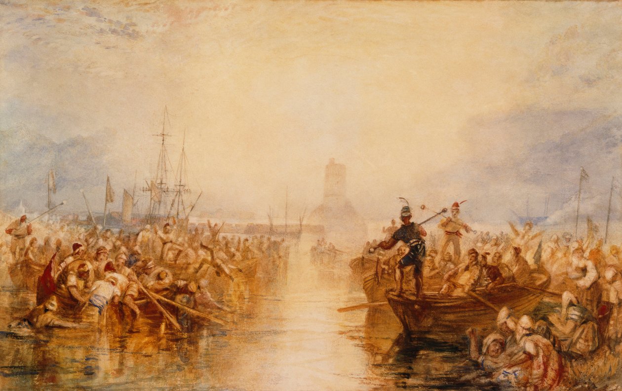 Saint-Vaast-La-Hougue, Normandiya by Joseph Mallord William Turner