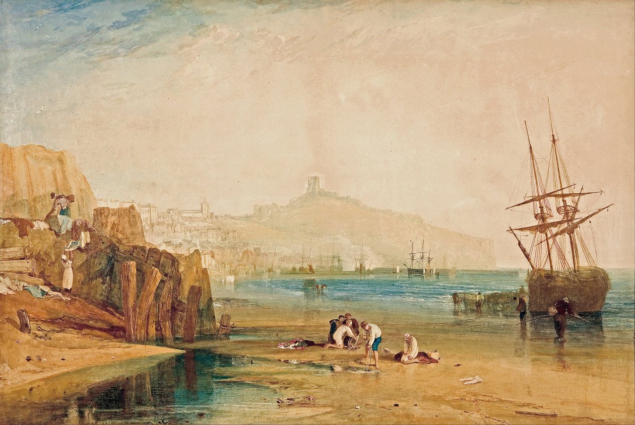 Scarborough, sabah, yengeç yakalayan çocuklar, c. 1810 by Joseph Mallord William Turner