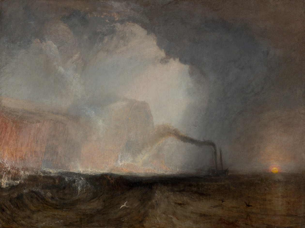 Staffa, Fingal's Cave [1832, Royal Academy of Arts, Londra, sergi kataloğu] by Joseph Mallord William Turner