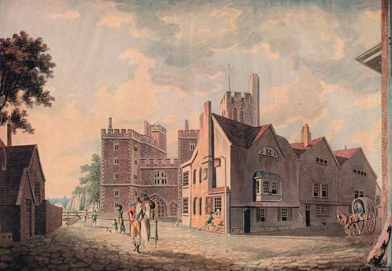 Başpiskoposlar Sarayı, Lambeth, 1909 by Joseph Mallord William Turner