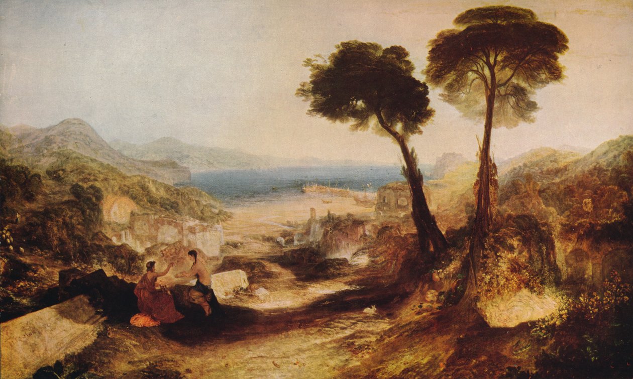 Baiae Körfezi, Apollo ve Sibyl, c1823, c1915 ile by Joseph Mallord William Turner