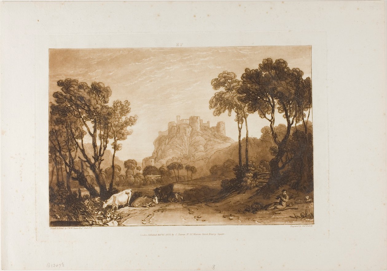 Çayırların Üstündeki Kale by Joseph Mallord William Turner