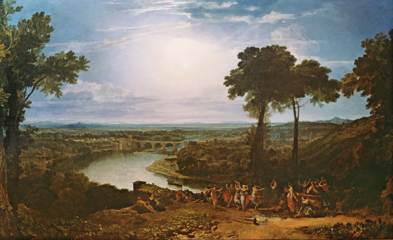 Bağbozumu Açılış Festivali, Macon by Joseph Mallord William Turner