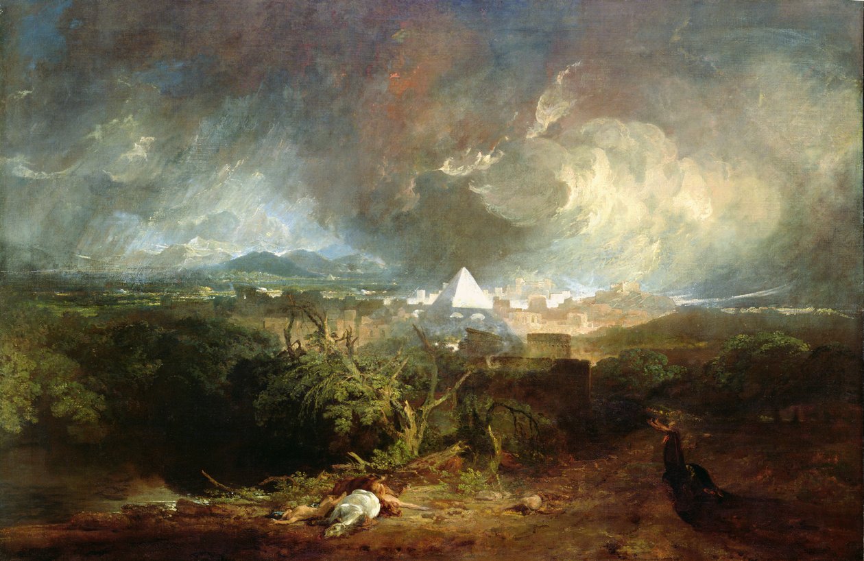 Beşinci Mısır Vebası (tuval üzerine yağlıboya) by Joseph Mallord William Turner