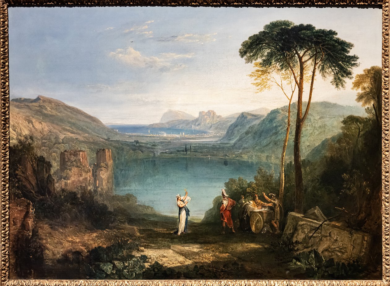 Avernus Gölü, Aeneas, Cumaean Sybil by Joseph Mallord William Turner