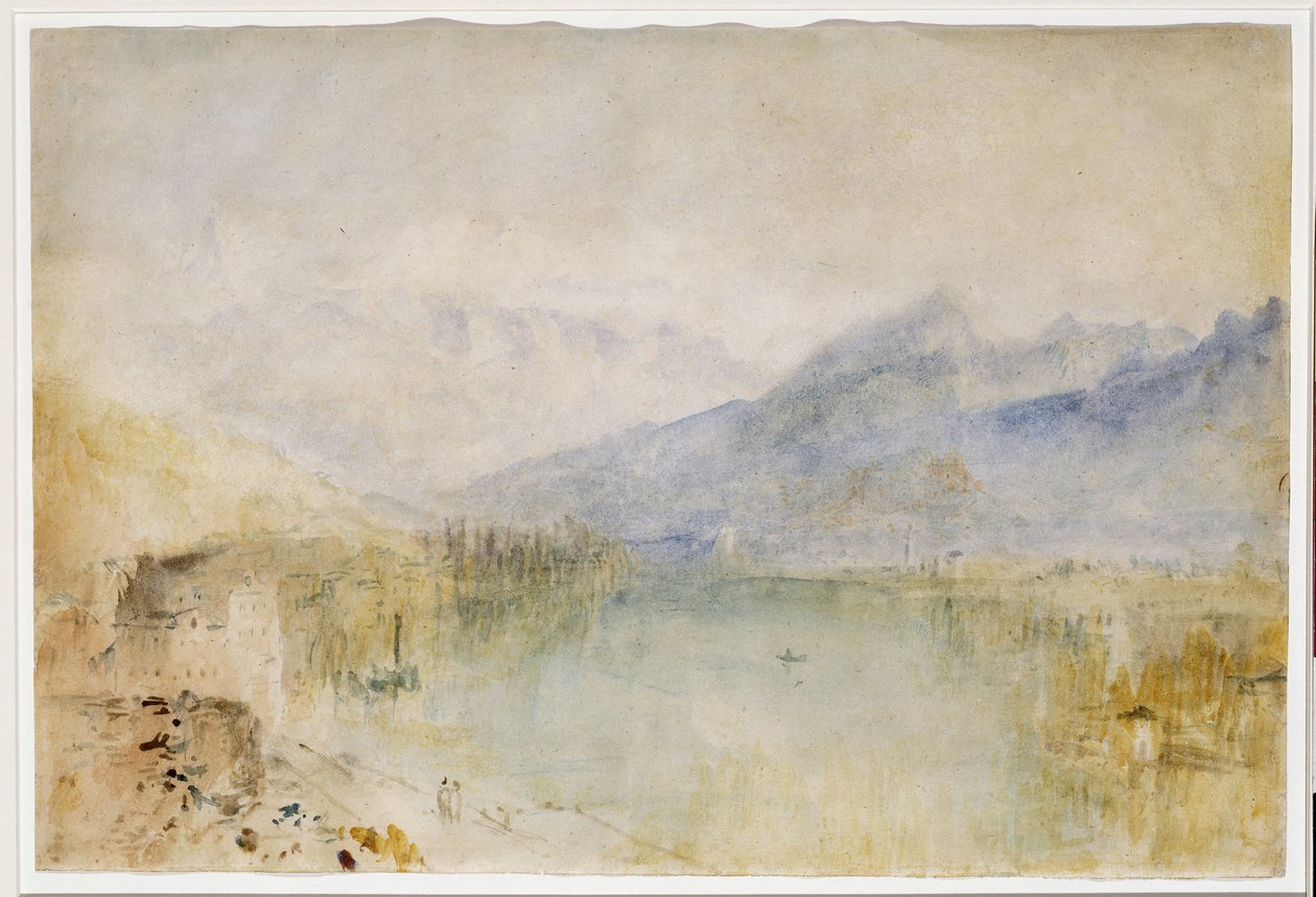 Thun Gölü, 1844 dolayları by Joseph Mallord William Turner