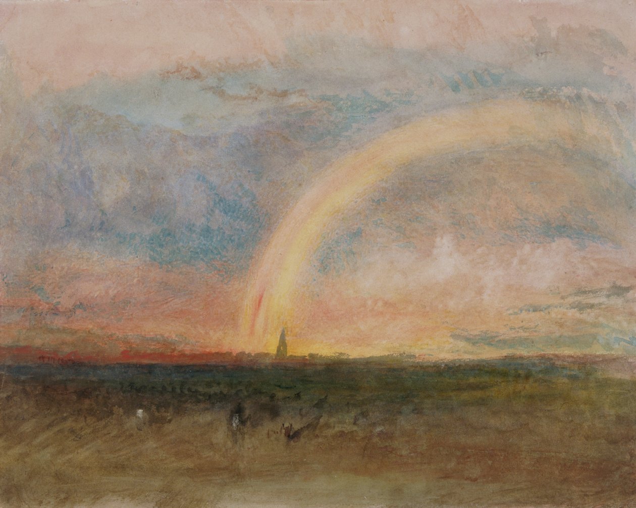 Gökkuşağı, 1835 civarı (kağıt üzerine suluboya) by Joseph Mallord William Turner