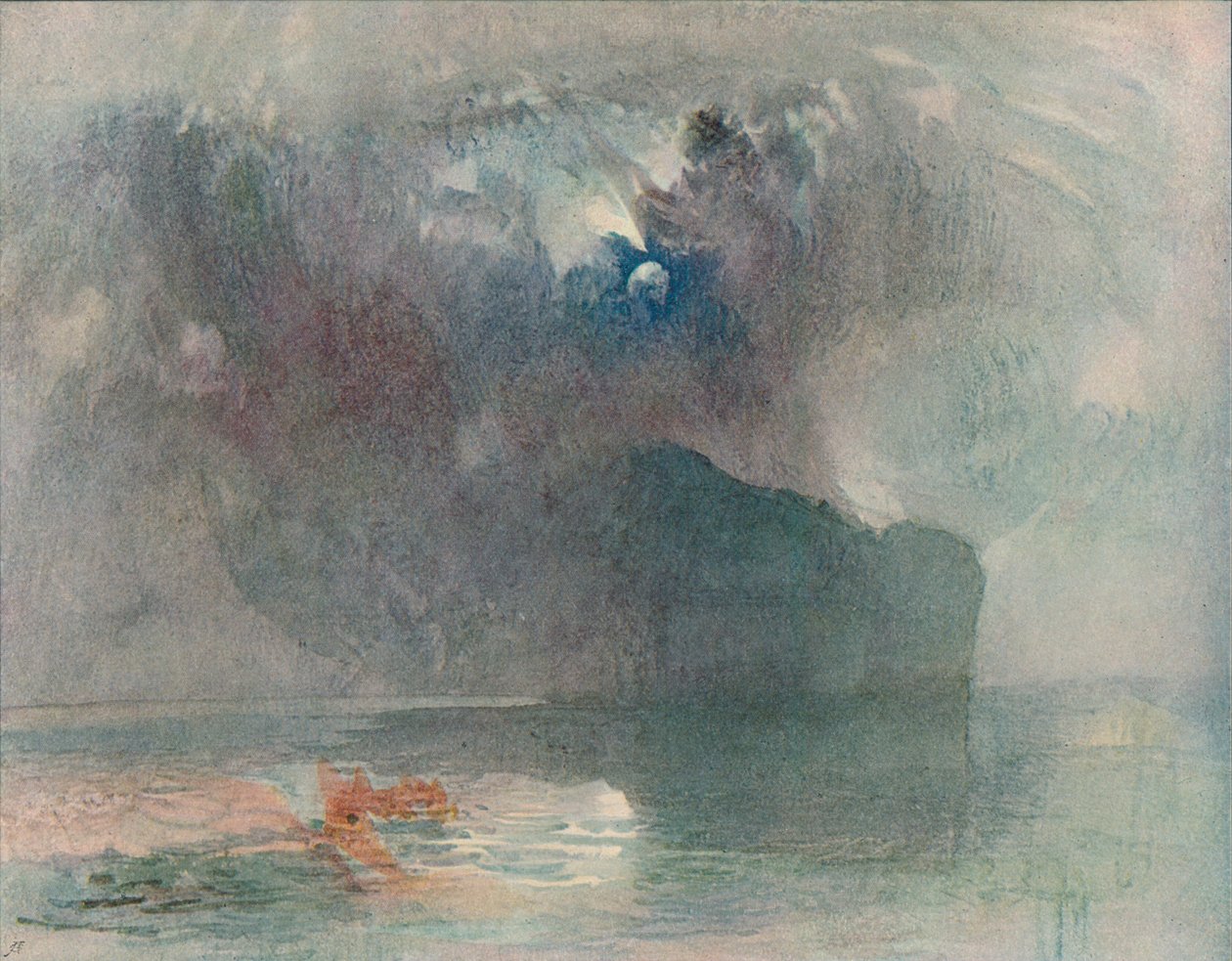 Seelisberg: Ay Işığı, 1909 by Joseph Mallord William Turner