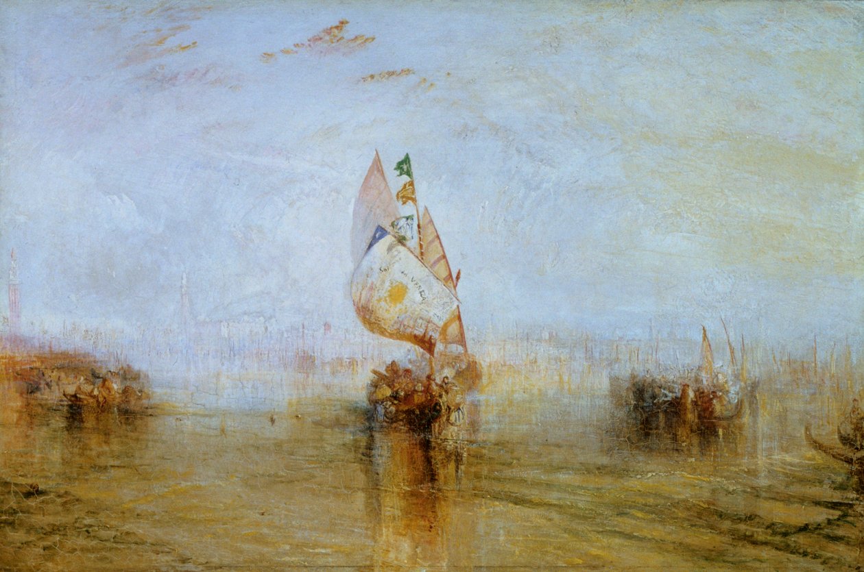 Denize Açılan Venedik Güneşi, 1843 by Joseph Mallord William Turner