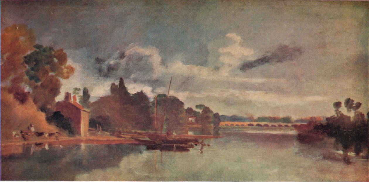 Walton Köprüleri yakınlarındaki Thames, 1805, 1938 by Joseph Mallord William Turner