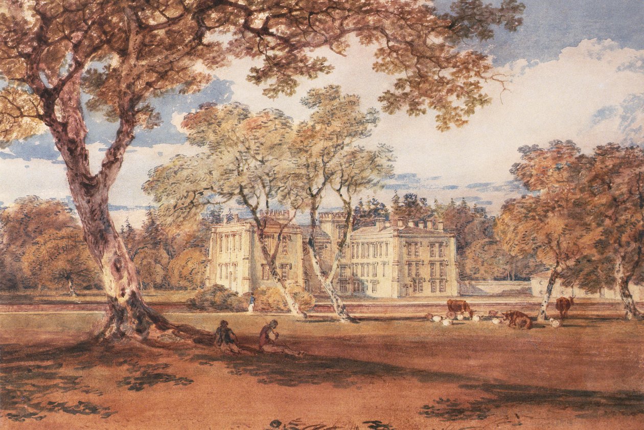 Towneley Salonu, c.1798 by Joseph Mallord William Turner