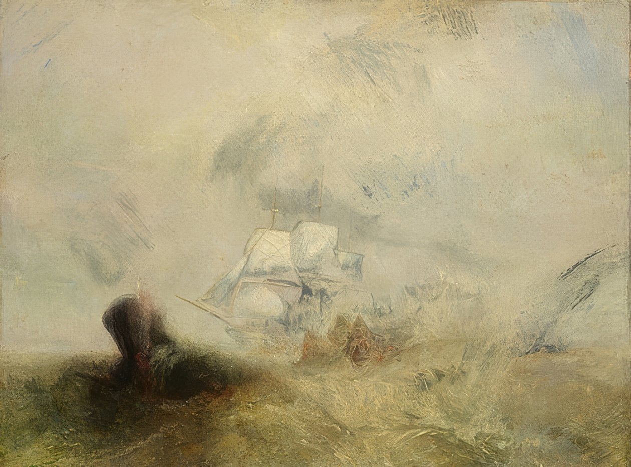 Walfanger. bir 1845 by Joseph Mallord William Turner