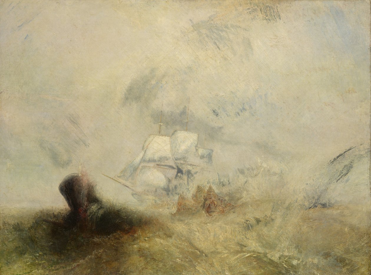 Balina avcıları, ca. 1845. by Joseph Mallord William Turner