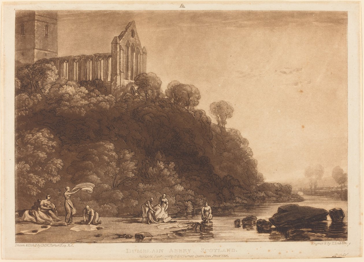 தும்பளைண் அபே by Joseph Mallord William Turner and Thomas Goff Lupton