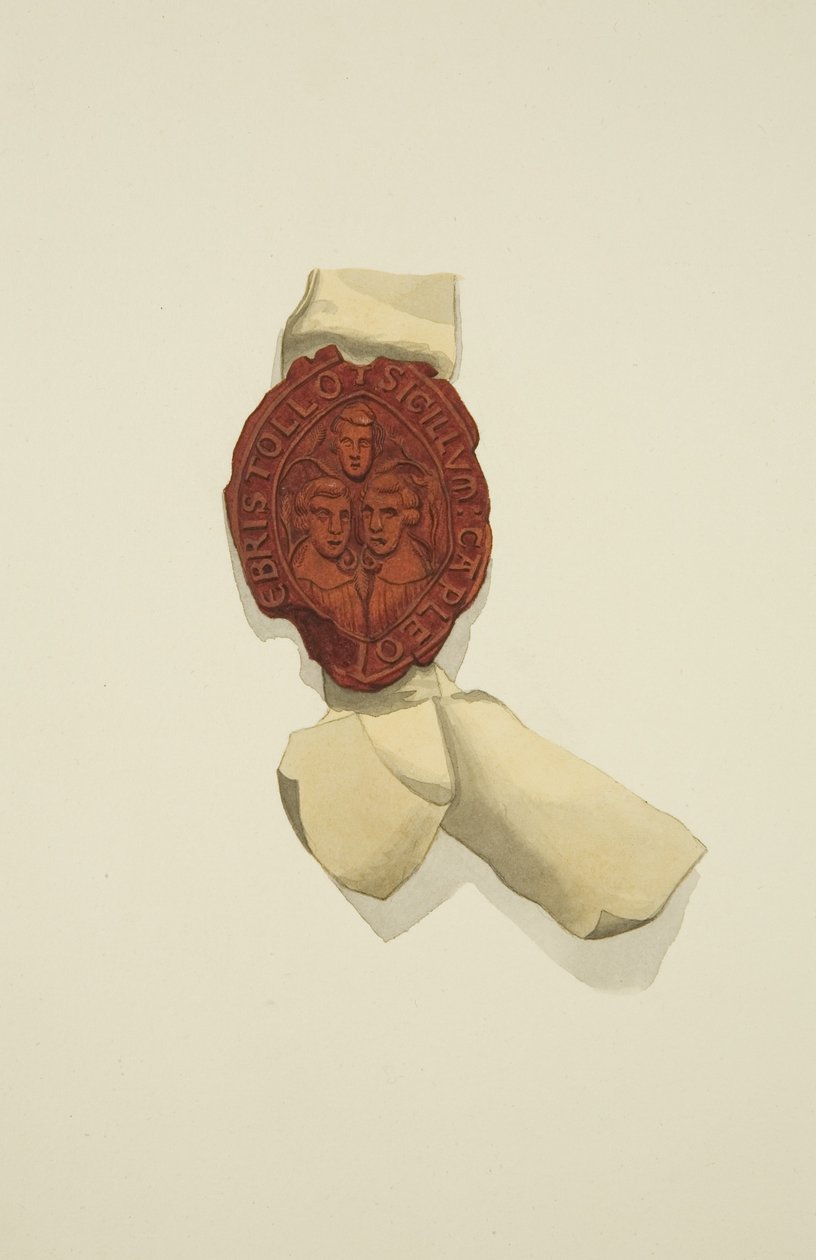 Bristol Kalendaries Mührü (kağıt üzerine suluboya) by Joseph Manning