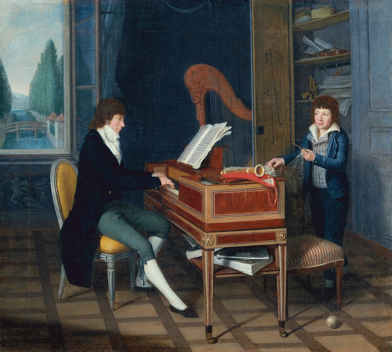 Louis ve Alex Doxel by Joseph Marcellin Combette