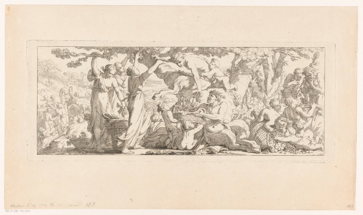 Üzüm toplamak Les travaux de la vendange (dizi adı) by Joseph Marie Vien (I)