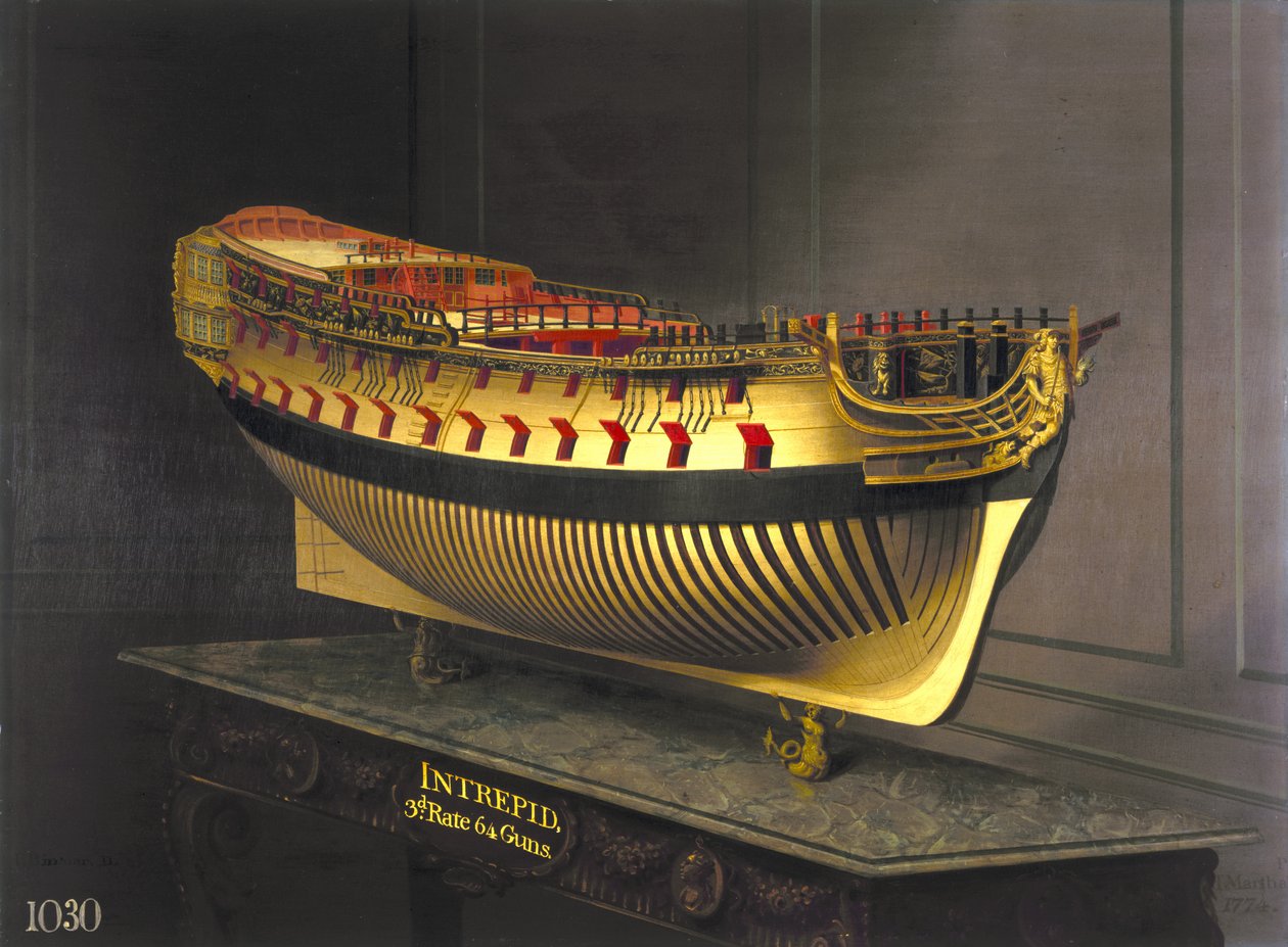 HMS Cesur, 1773-75 by Joseph Marshall