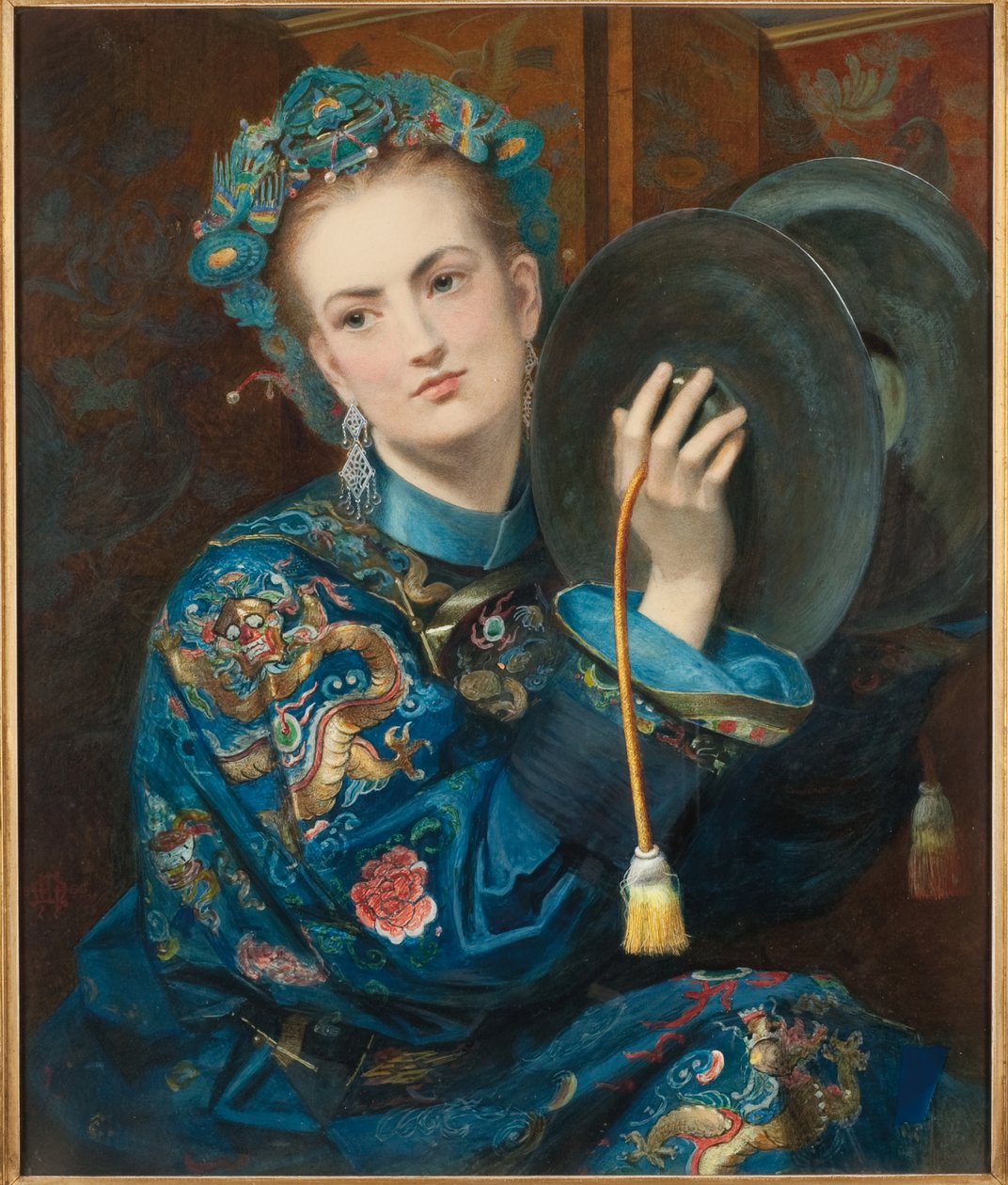 Doğu Kostümlü Bir Kadın, 1866 by Joseph Middleton Jopling