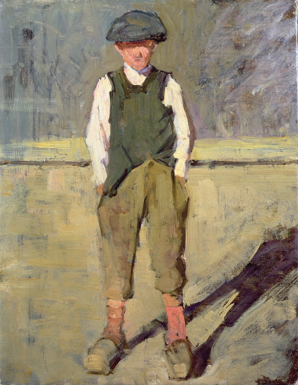 Bir Breton Çocuk by Joseph Milner Kite