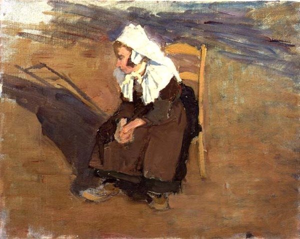 Akşam Düşünceleri (tuval üzerine yağlı boya) by Joseph Milner Kite