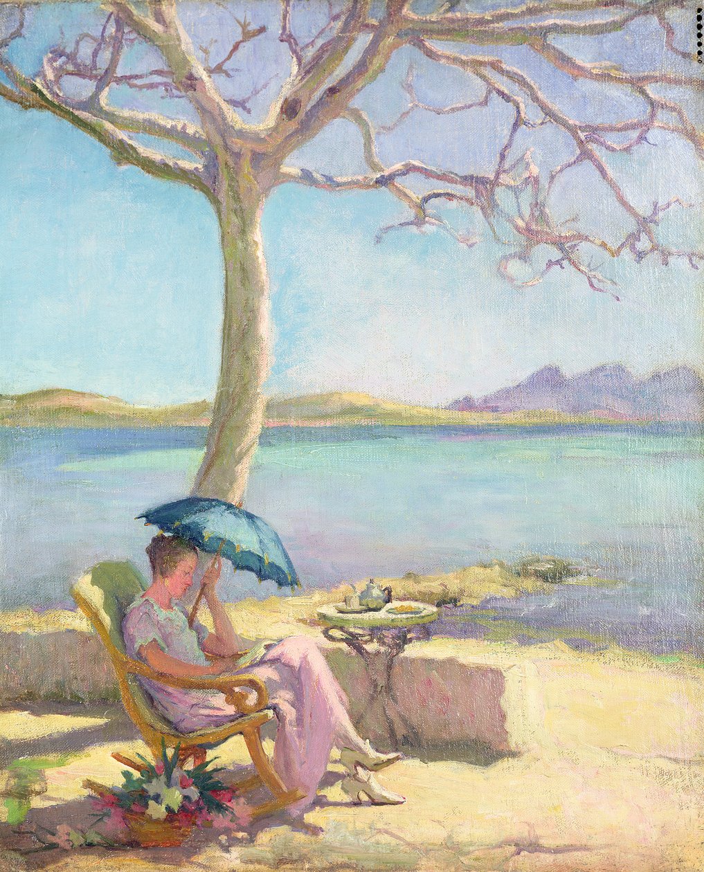 Öğle Güneşi (tuval üzerine yağlı boya) by Joseph Milner Kite