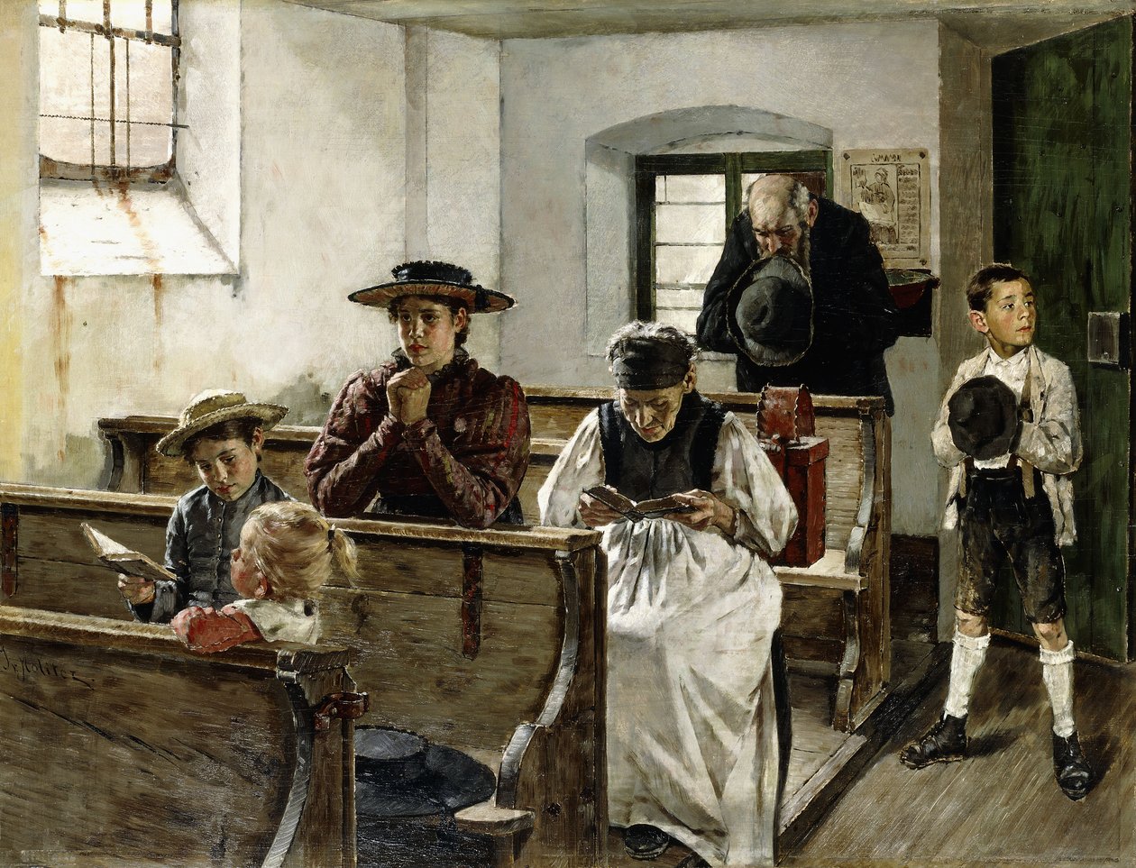 Dua eden bir aile by Joseph Molitor Von Muhlfeld