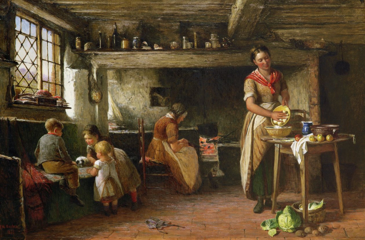 Bir Kır Evi, 1875 by Joseph Moseley Barber