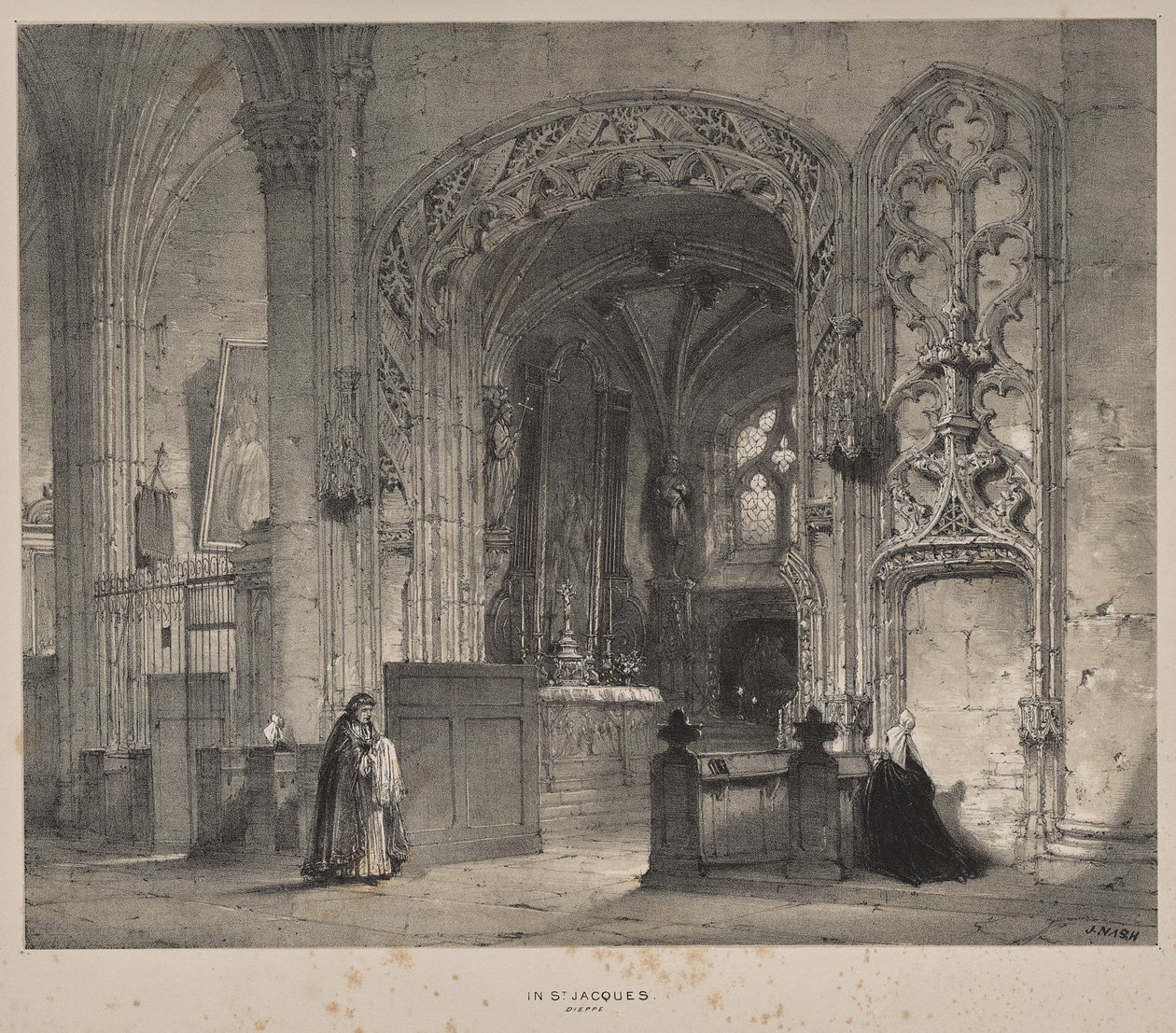 Orta Çağ Mimarisi: St. Jacques, Dieppe