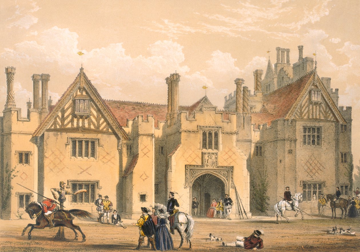 Mızrak talimi, Compton Wynyates, Warwick, 1600