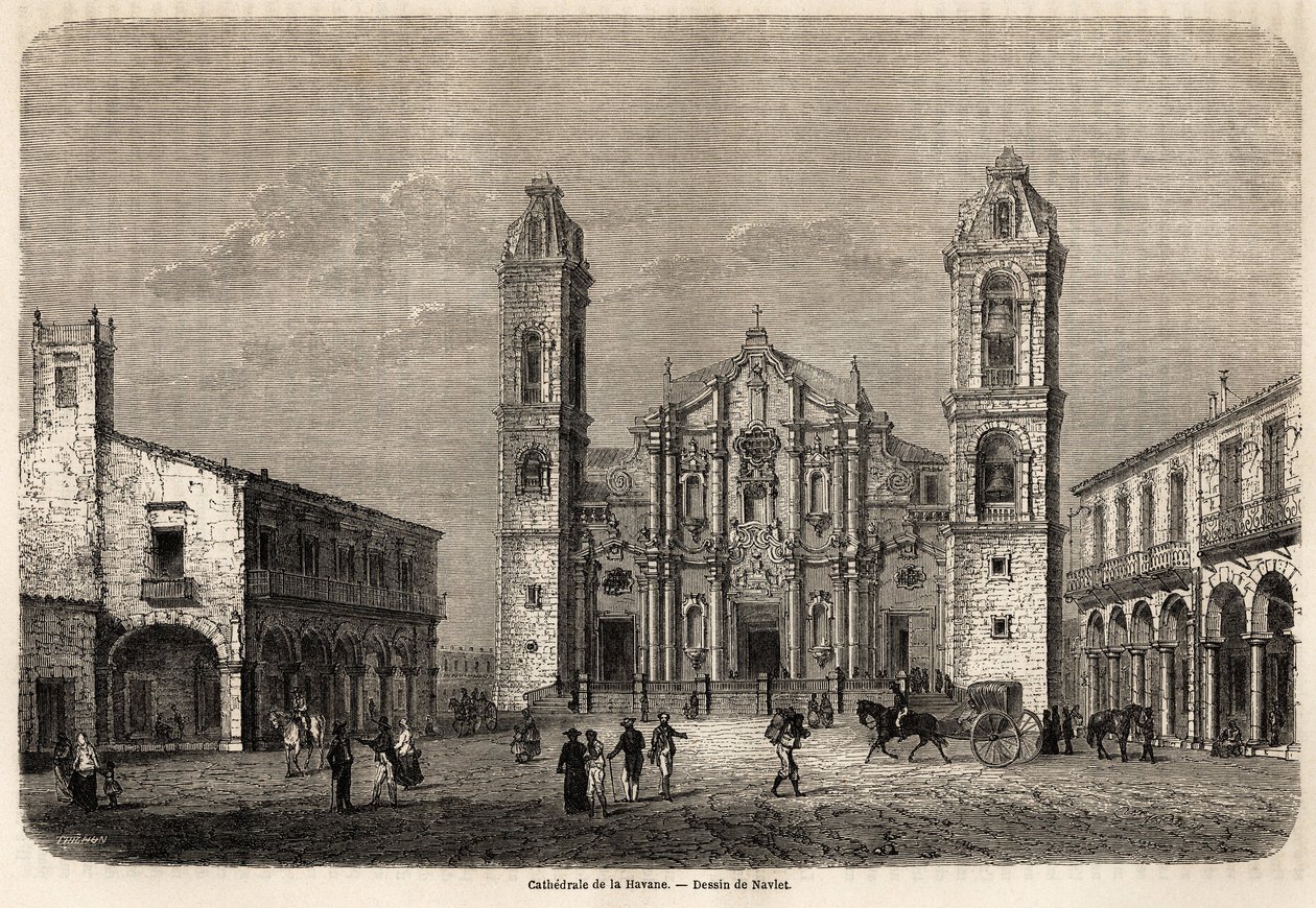 Havana Katedrali, Küba, Navlet tarafından 1859
