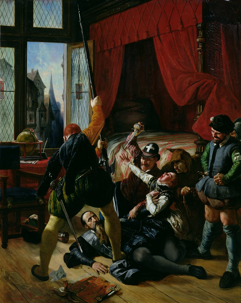 The Assassination of Brion, Tutor to the Prince of Conti (1558-1614) at the St. Bartholomew