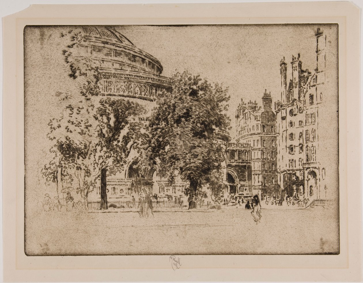 Albert Hall, Londra by Joseph Pennell