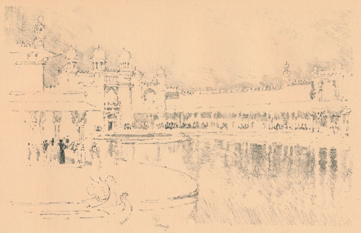 Otomatik Taş Baskı, J. Pennell, c1877-1898, 1898 by Joseph Pennell