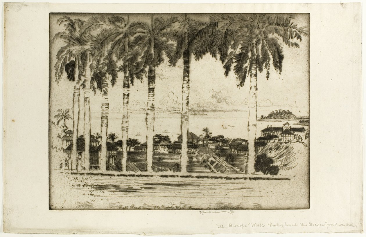 Piskoposlar Yürüyüşü, Ancon Tepesi, Panama by Joseph Pennell